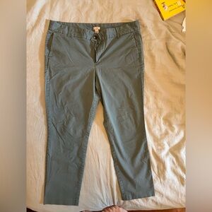 J. Crew Women’s Chinos in Olive Green
